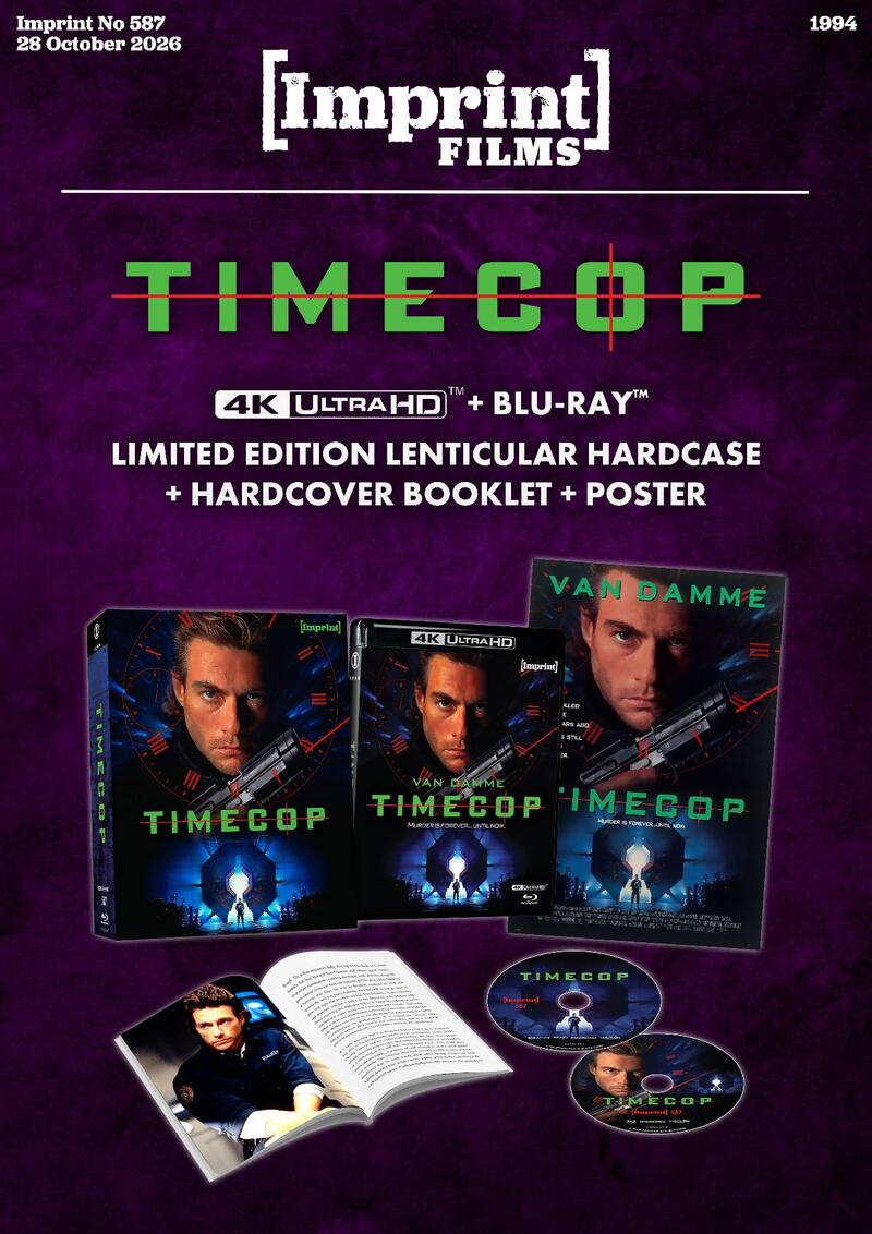 📰 Physical Media News: Timecop Limited Edition 4K Blu-ray Announced