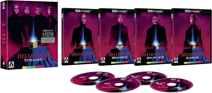 🇨🇦 Pre-Order Alert: Hellraiser: Tetralogy 4K