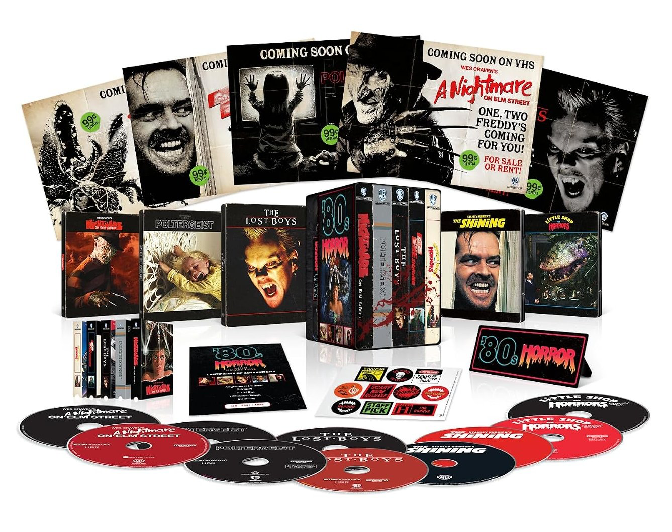 🔪 Pre-Order Alert: 80’s Horror 5-Film Steelbook Library Case 4K (Amazon Exclusive)