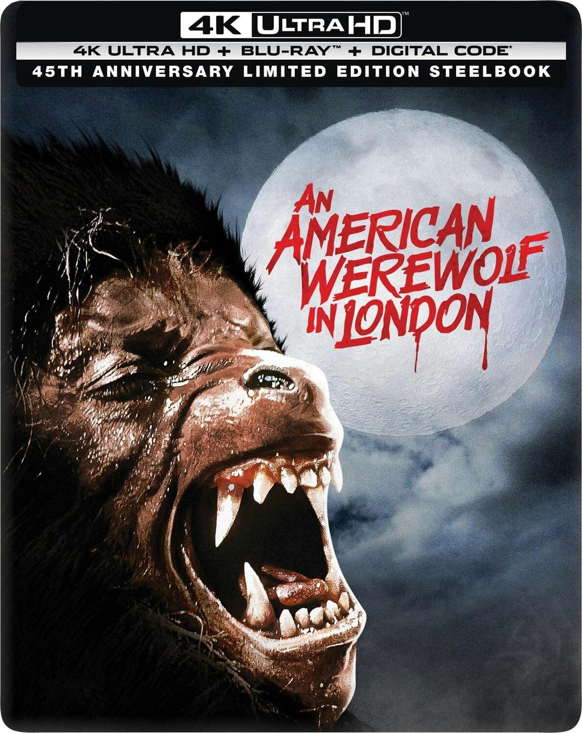 🧛 Pre-Order Alert: An American Werewolf in London 4K SteelBook (45th Anniversary)