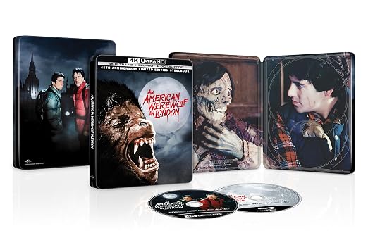 🧛 ARTWORK REVEALED: An American Werewolf in London 4K SteelBook (45th Anniversary)