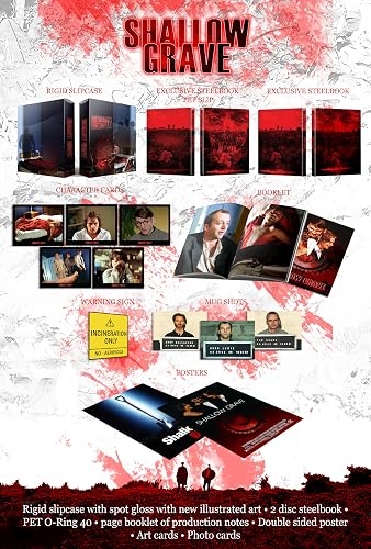 🇬🇧 Pre-Order Alert: Shallow Grave 4K SteelBook (Two Editions)
