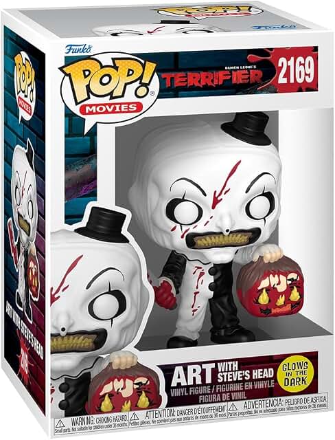 🎃 Pre-Order Alert: Funko Pop! Terrifier – Art with Head (Glow-in-the-Dark)