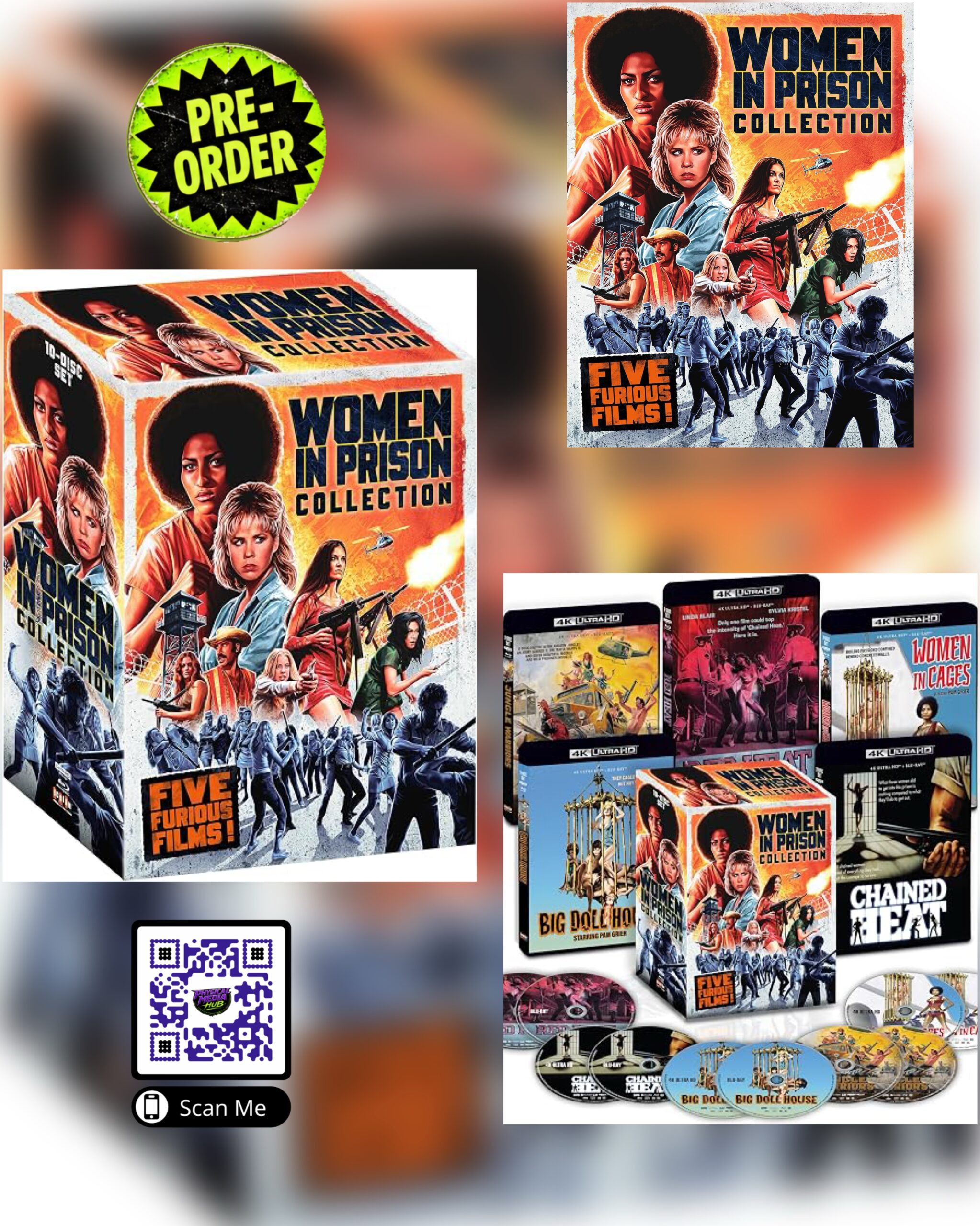Pre-Order Alert: Women in Prison Collection 4K Blu-ray