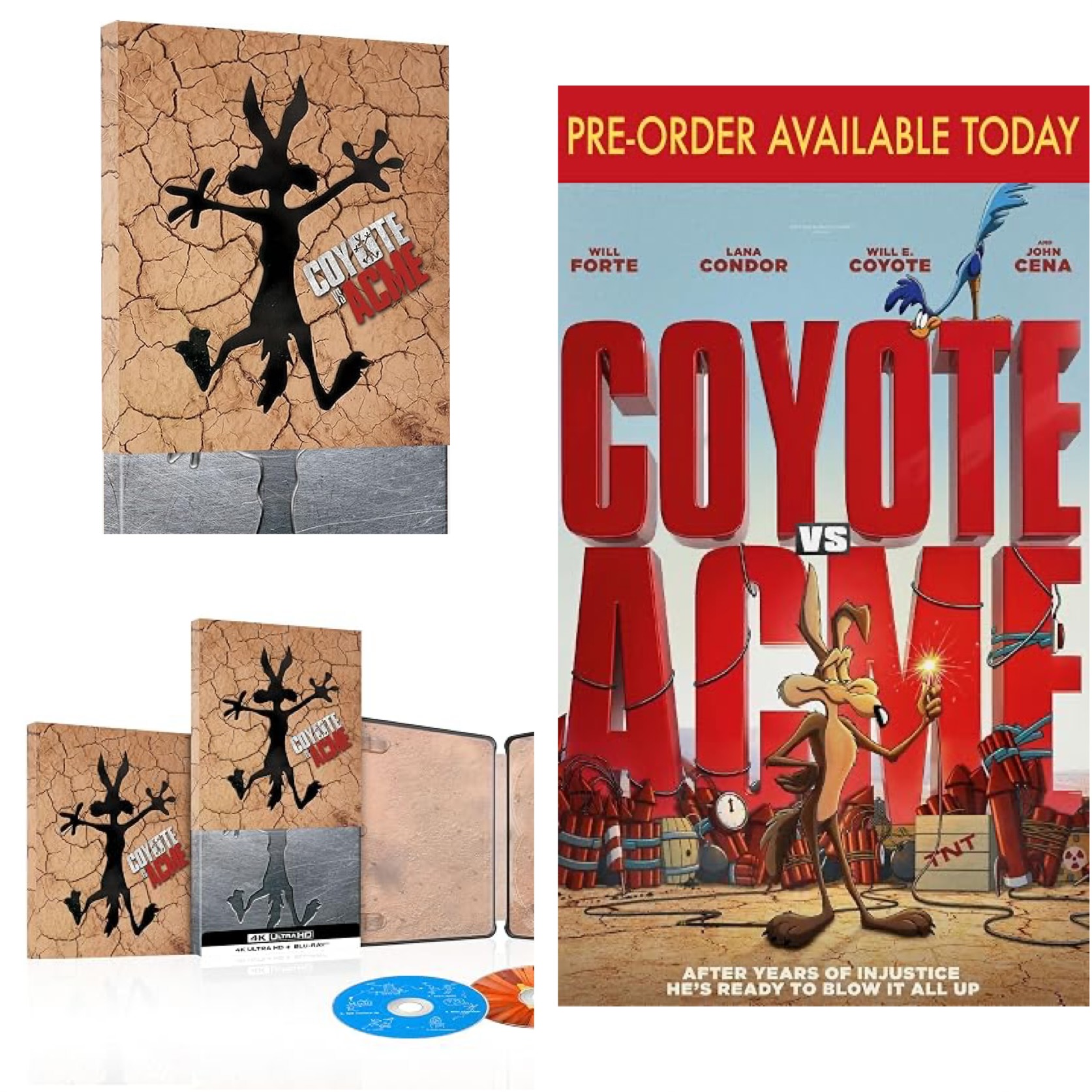 🇺🇸 Pre-Order Alert: Coyote vs. Acme — Three Editions