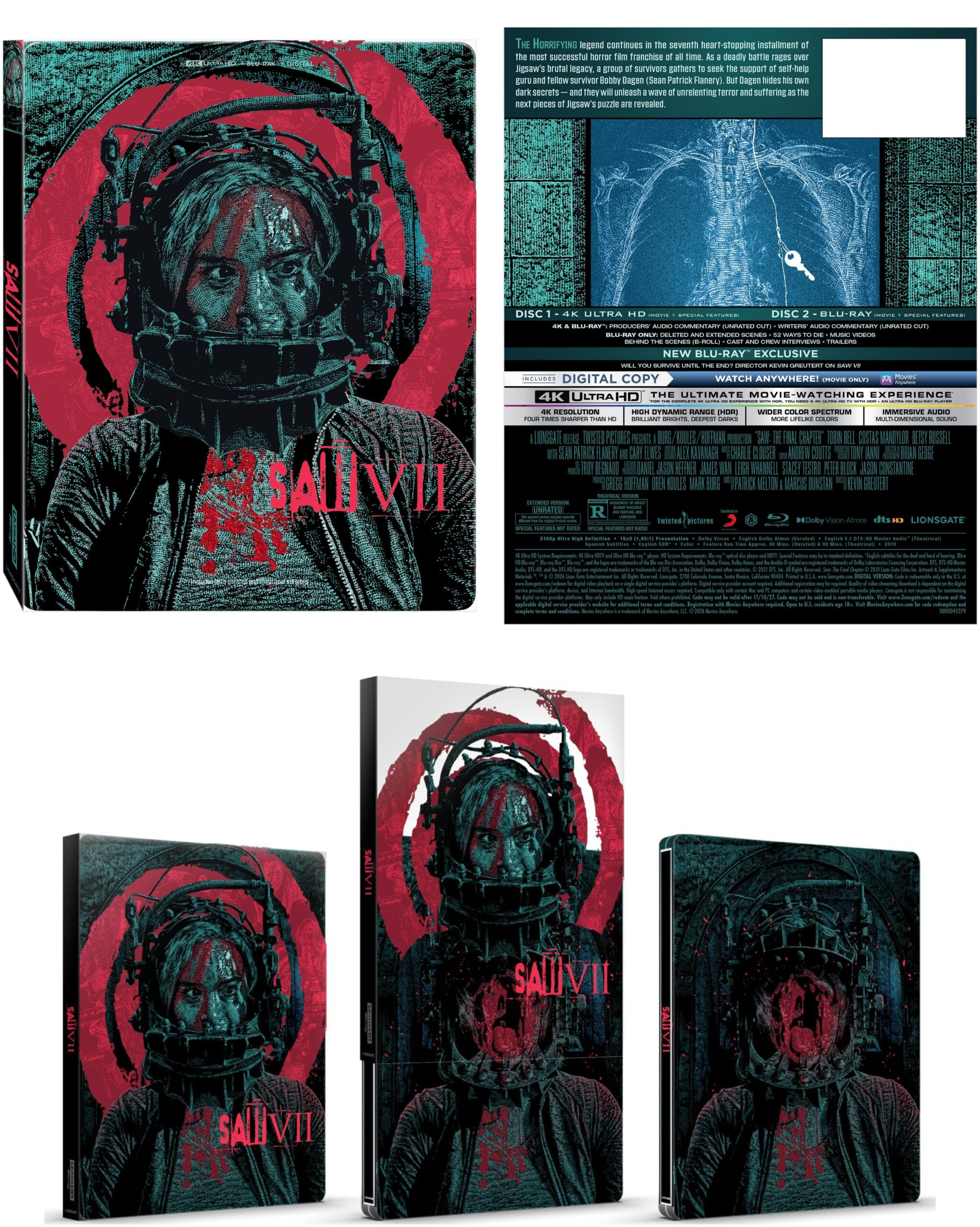 🇺🇸 Pre-Order Alert: Saw: The Final Chapter 4K SteelBook (Amazon Exclusive)