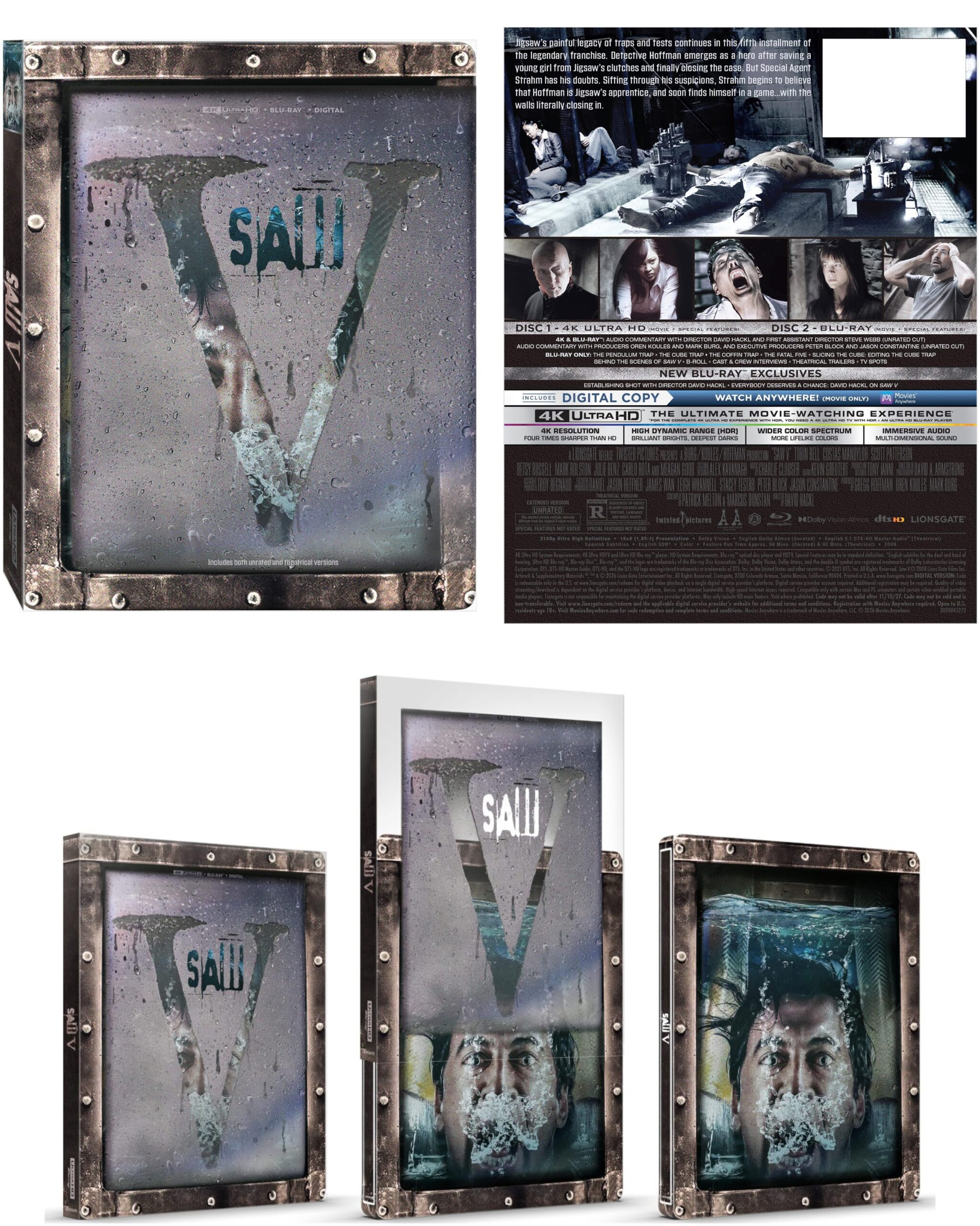 🇺🇸 Pre-Order Alert: Saw V 4K SteelBook (Amazon Exclusive)