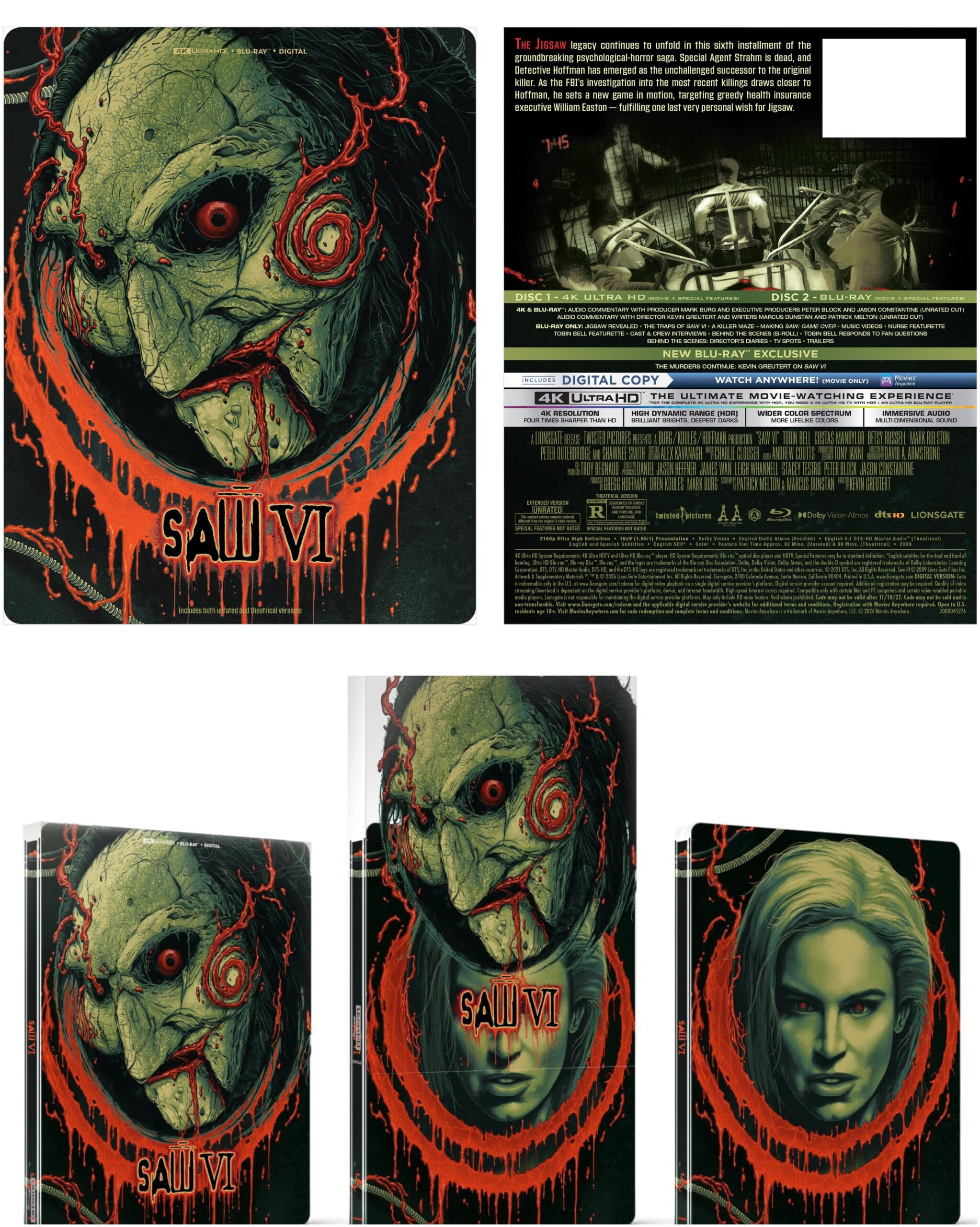 🇺🇸 Pre-Order Alert: Saw VI 4K SteelBook (Amazon Exclusive)