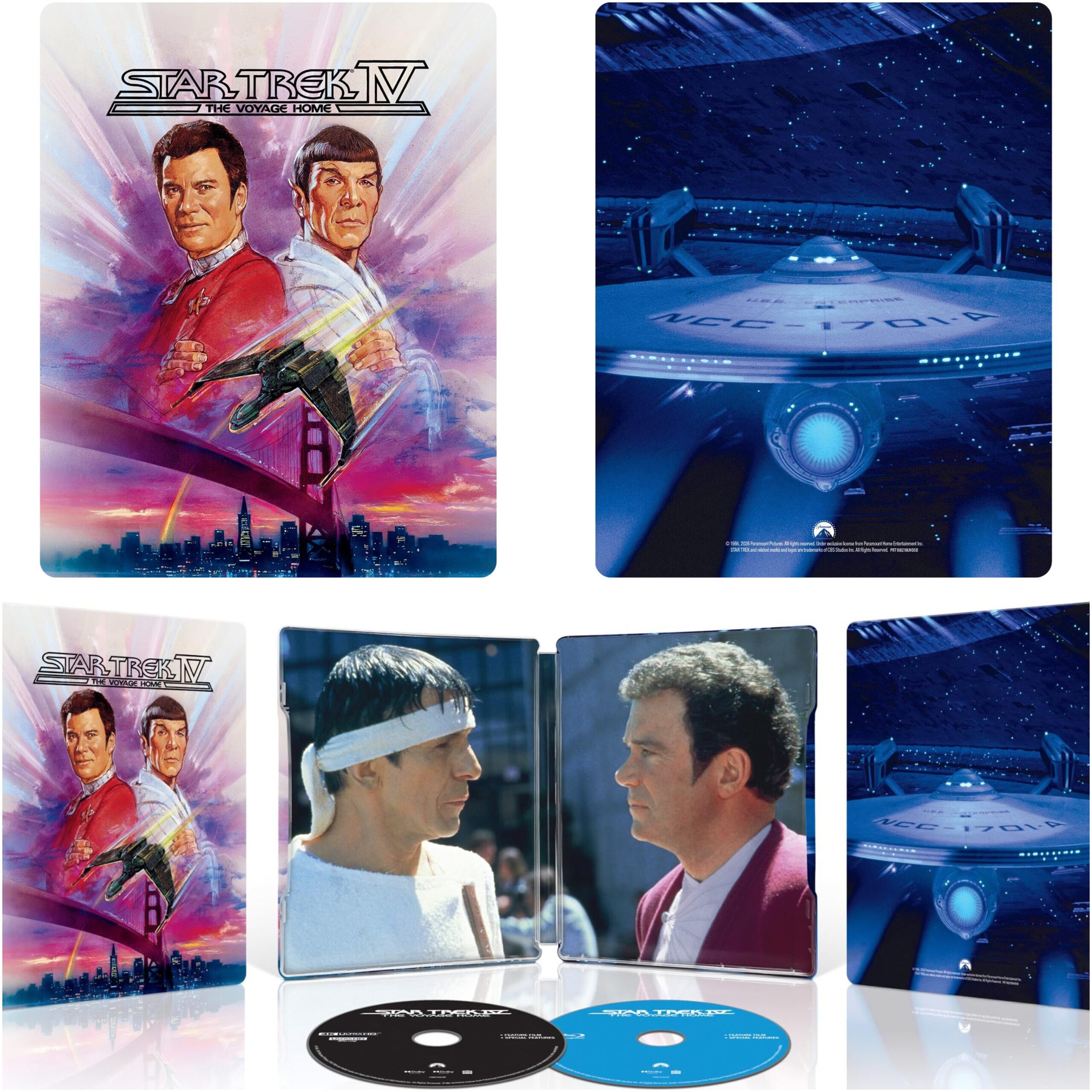 🇺🇸 Pre-Order Alert: Star Trek IV: The Voyage Home 4K SteelBook (40th Anniversary)