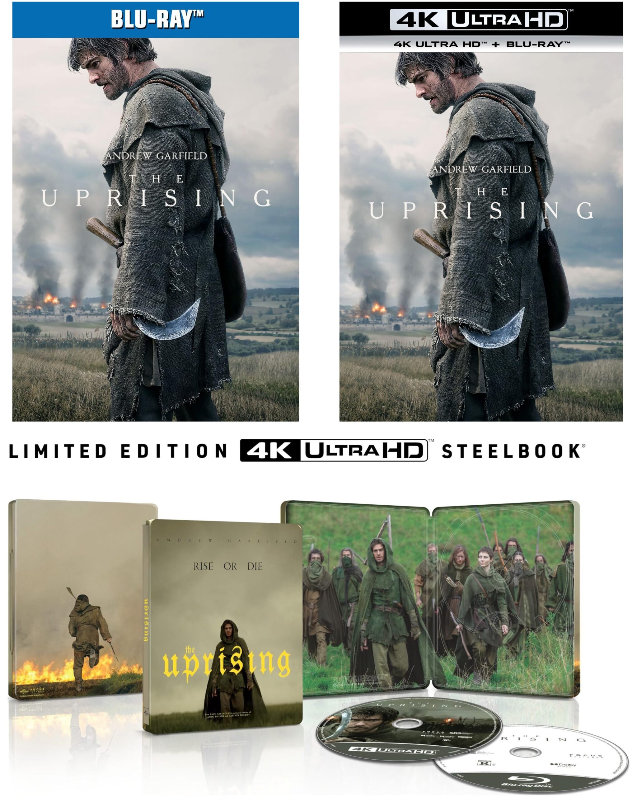 🇨🇦 Pre-Order Alert: The Uprising (4K, 4K SteelBook, Blu-ray)