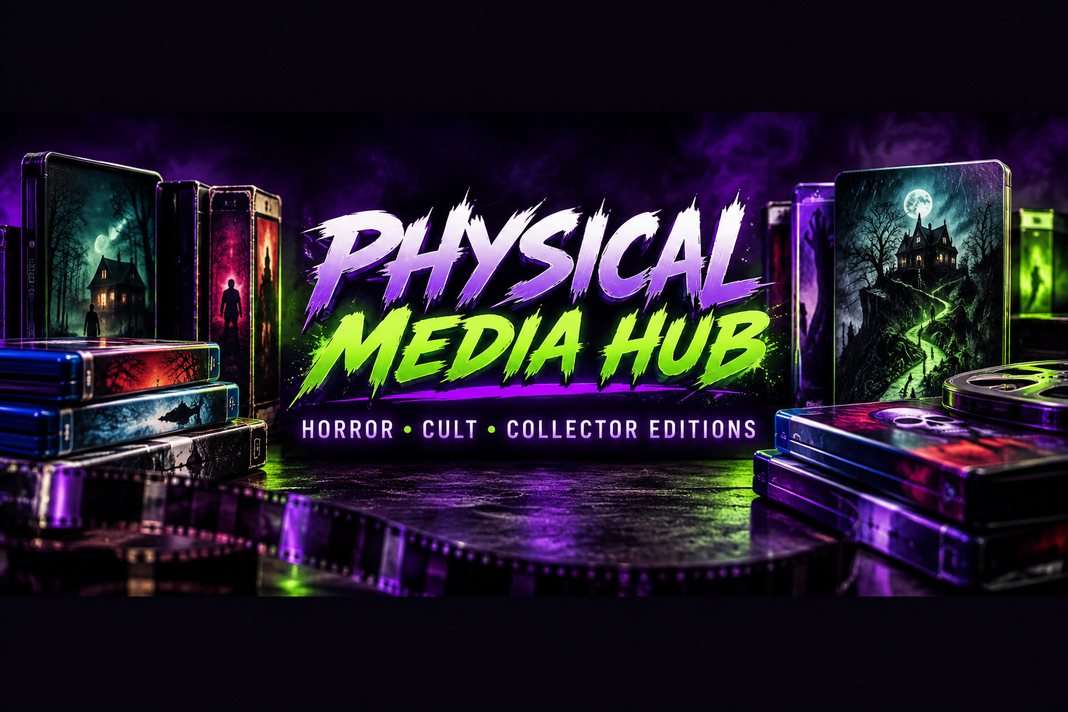 Physical Media Hub horror and cult physical media collection