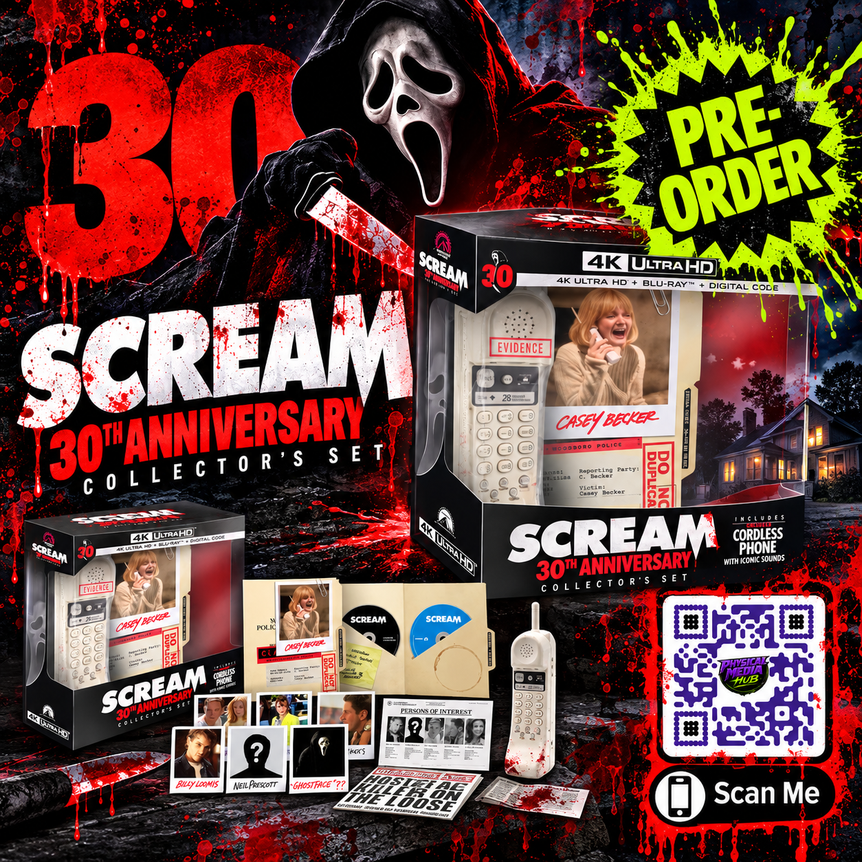 [USA] Pre-Order Alert: Scream (1996) 30th Anniversary Edition 4K Blu-ray (Amazon Exclusive)